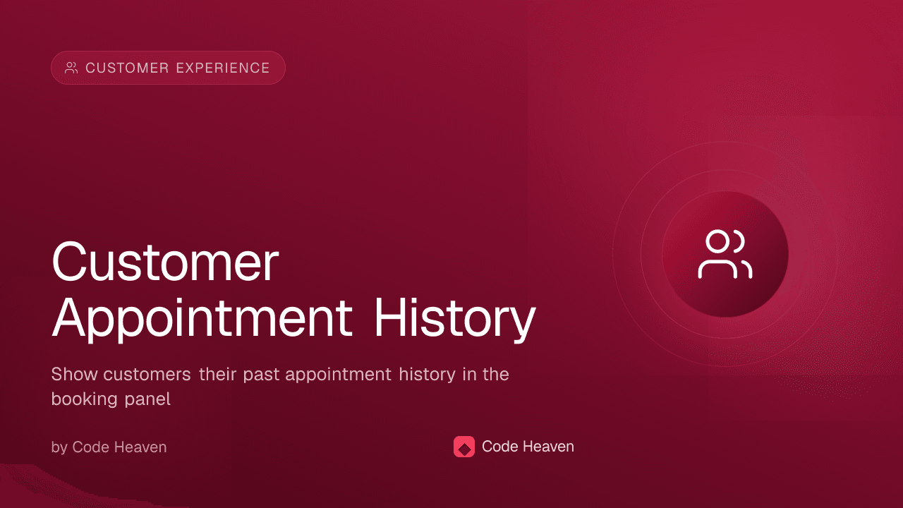 Customer Appointment History