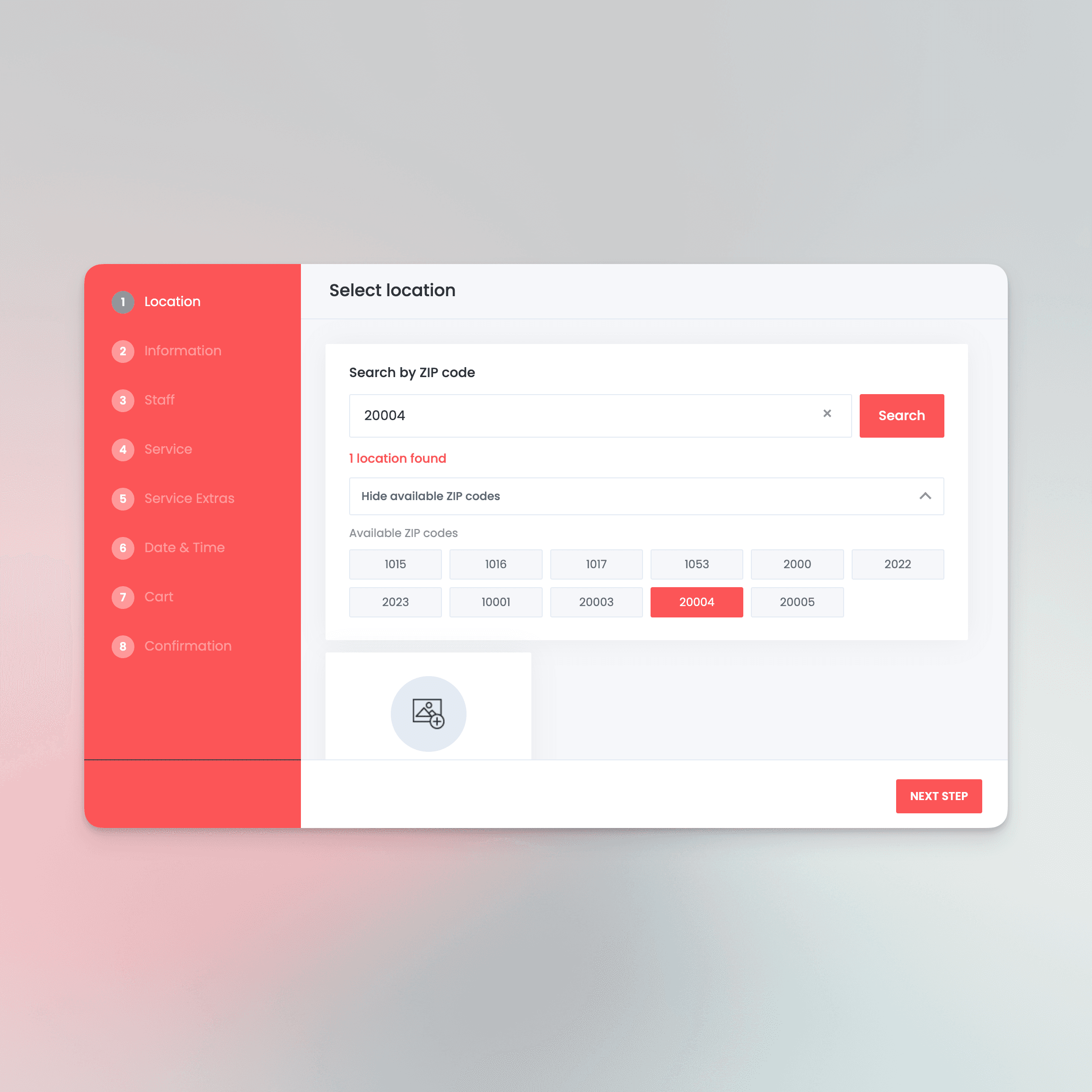 Zip Lookup for Booknetic